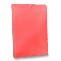 Pasta Organizadora 40mm Aba Elástica Ofício Vermelho Para Documentos Pasta Organizadora 40mm Aba Elástica Ofício Vermelho Para Documentos