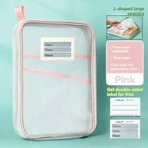 Pasta Organizadora De Nylon Com Zíper Em L