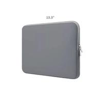 Pasta P/ Note Up 13.3" Neoprene Com Ziper Cinza Claro