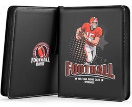 Pasta para Cards de Futebol ClipNest com 720 Bolsos e Capa de PU com Zíper Pasta para Cards de Futebol ClipNest com 720 Bolsos e Capa de PU com Zíper