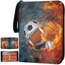 Pasta para Cards Esportivos YDEPLVEO com Zíper e 900 Bolsos Pasta para Cards Esportivos YDEPLVEO com Zíper e 900 Bolsos