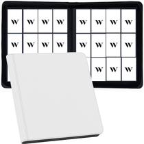 Pasta para Cartas WUTONMU 720 Bolsos em Couro PU Branco
