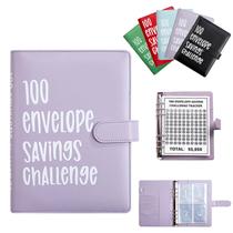 Pasta para economizar dinheiro MINGRI 100 Envelopes Challenge A5