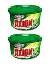 Pasta para lavar louça AXION The Real Grease-Catcher Lime 450g x2