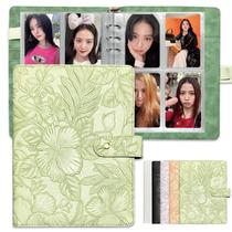 Pasta para Photocards Whitefoxen KPOP A5 com 6 Argolas e 240 Bolsos