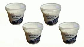 Pasta Para Polimento De Rodas E Tanques De Aluminio - 4 Unid