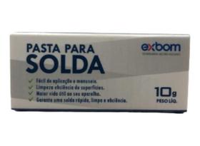Pasta Para Solda Rápida 10G Eficiencia Total Exbom Pasta Para Solda Rápida 10G Eficiencia Total Exbom