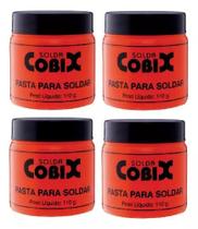 Pasta Para Soldar Cobix 110 Gramas Implastec Kit Com 4 Un.