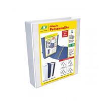 Pasta personalizar 02 arg.6cm a-4 branca - ACP