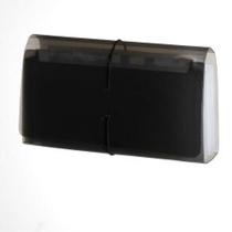 Pasta Plascony Sanfonada Cheque Ofício 31 Divisórias Fume