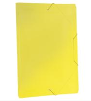 Pasta Plástica Aba Elástica Line Ofício 2cm Amarelo DAC Pasta Plástica Aba Elástica Line Ofício 2cm Amarelo DAC