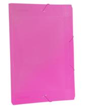 Pasta Plástica Aba Elástica Line Ofício 2cm Rosa DAC Pasta Plástica Aba Elástica Line Ofício 2cm Rosa DAC