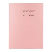 Pasta plastica Catálogo 20 Folhas A4 Clearbook Pastel YES