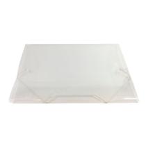 Pasta Plástica com Aba e Elástico Mini Fina ACP - Cristal Pasta Plástica com Aba e Elástico Mini Fina ACP - Cristal