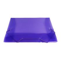 Pasta Plástica com Aba e Elástico Mini Fina ACP - Lilás