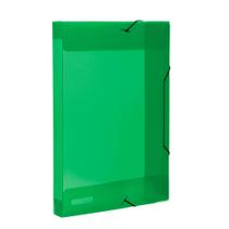 Pasta Plástica com Aba e Elástico Ofício 3cm ACP - Verde Pasta Plástica com Aba e Elástico Ofício 3cm ACP - Verde