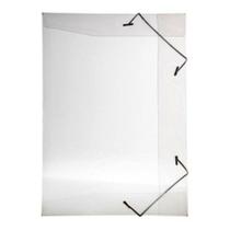 Pasta Plástica Com Aba Elástica 2.0cm Pequena Cristal Golden Kraft