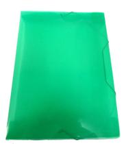 Pasta Plástica Com Aba Elástica 4cm Verde G.kraft Pasta Plástica Com Aba Elástica 4cm Verde G.kraft