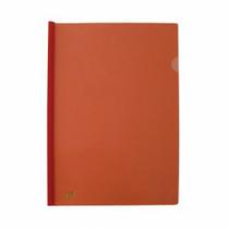 Pasta Plástica com Canaleta Vermelha