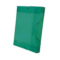 Pasta Plástica com Elástico Ofício 30mm Verde Golden Kraft