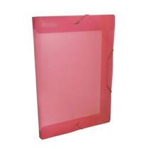 PASTA Plástica Oficio na cor vermelha 2.0 com elástico - pacote com 4 unidades PASTA Plástica Oficio na cor vermelha 2.0 com elástico - pacote com 4 unidades