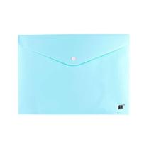 Pasta Plástica Tipo Envelope Com Botão Horizontal Ofício A4