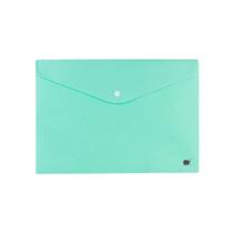 Pasta Plástica Tipo Envelope Com Botão Horizontal Ofício A4 - YES