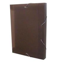 Pasta Plástico Com Aba Elástica 2cm Fumê Golden Kraft Pasta Plástico Com Aba Elástica 2cm Fumê Golden Kraft