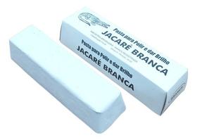 Pasta Polimento Resina Branco 400g Aço Alto Brilho Afiação