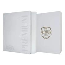 Pasta Premium 1x1 30 Folhas Frente e Verso 60 Cards TCG Jumbo Branca BRA - BC-2033-J
