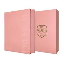 Pasta Premium 2x2 Rosa com 20 Folhas BRA - BC-2044