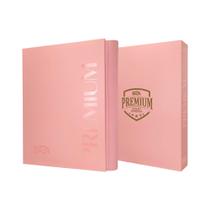 Pasta Premium 3x3 Rosa com 20 Folhas BRA - BC-2054