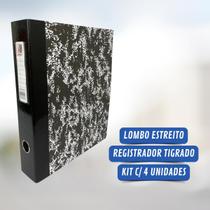 Pasta Registradora AZ Lombo Largo ou Estreito Kit C/ 4 Unidades