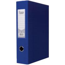 Pasta Registradora Ofício Larga Azul Pacote com 04