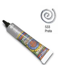 Pasta relevo vitral prata 20ml