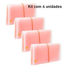 Pasta Sanfonada 12 Divisoes Coloridas - Tamanho: Cheque - Kit com 4 unidades (Laranja/Laranja/Laranja/Laranja) Pasta Sanfonada 12 Divisoes Coloridas - Tamanho: Cheque - Kit com 4 unidades (Laranja/Laranja/Laranja/Laranja)