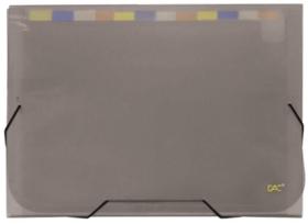 Pasta Sanfonada 12 Divisórias A4 Fumê Ref.6090pp-fm Dac Pasta Sanfonada 12 Divisórias A4 Fumê Ref.6090pp-fm Dac