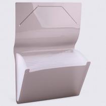 Pasta Sanfonada A4 12DIV Fumê Plascony