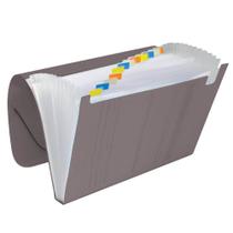 Pasta Sanfonada A4 C/ 12 Div. Fume Ref. 6090pp-fm - Dac Pasta Sanfonada A4 C/ 12 Div. Fume Ref. 6090pp-fm - Dac