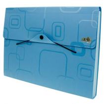 Pasta sanfonada A4 com 12 divisórias - Azul - 6070.C - Dello Pasta sanfonada A4 com 12 divisórias - Azul - 6070.C - Dello
