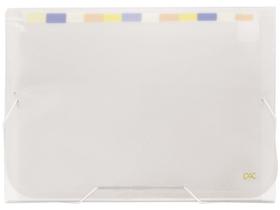 Pasta Sanfonada A4 com Elástico DAC - 6090PP Transparente 12 Divisórias