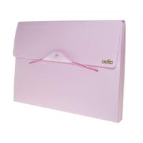Pasta Sanfonada A4 Dello Linho Serena 12 Divisórias Rosa Pasta Sanfonada A4 Dello Linho Serena 12 Divisórias Rosa