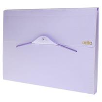 Pasta Sanfonada A4 Dello Linho Serena C/12 Div. Lilás Pastel 6096-LP Pasta Sanfonada A4 Dello Linho Serena C/12 Div. Lilás Pastel 6096-LP