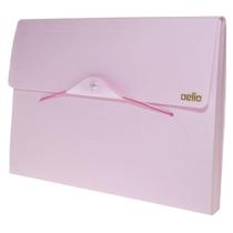 Pasta Sanfonada A4 Dello Linho Serena C/12 Div. Rosa Pastel 6096-WP Pasta Sanfonada A4 Dello Linho Serena C/12 Div. Rosa Pastel 6096-WP