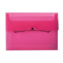 Pasta Sanfonada A4 Dello Top Line 12 Divisórias 6078 Rosa