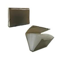 Pasta Sanfonada A4 Plástica Acp 31 Divisórias Fume 1045 Pasta Sanfonada A4 Plástica Acp 31 Divisórias Fume 1045