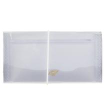 Pasta Sanfonada Acp PP Cheque 12 Divisórias Cristal 1026