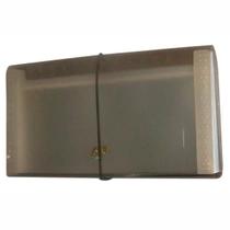 Pasta sanfonada cheque 12 divisórias fume ACP