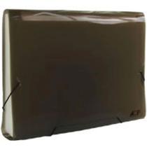 Pasta Sanfonada Cheque Com 12 Divisorias Fume Acp