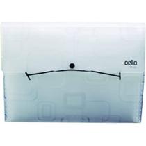 Pasta sanfonada plastica a4 12 divi az.topazio